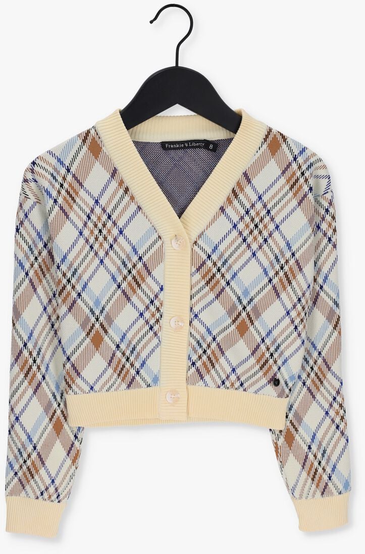 FRANKIE & LIBERTY gebroken wit frankie & liberty vest femma knit cardigan