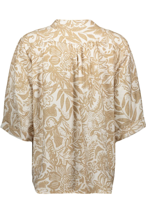 FOS Amsterdam beige dames blouse
