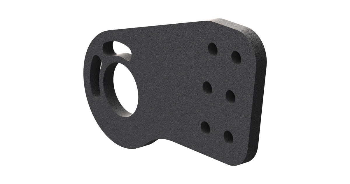 Res-TechGT Sequential shifter support bevestiging  (Zwart)