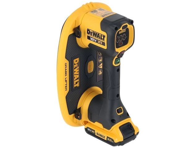DEWALT Akku-Vakuum-Heber 18 V Ohne Akku 120 kg 18-Volt-Akku-Trockenbaufräse mit bürstenloser Technologie, staubdichtem Schalter und werkzeuglosem Zubehörwechsel