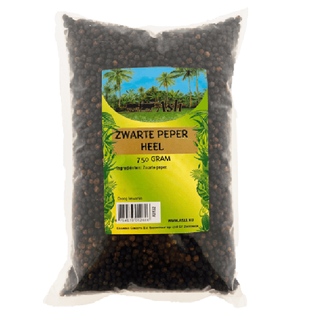 Asli Zwarte Peper Heel 750g