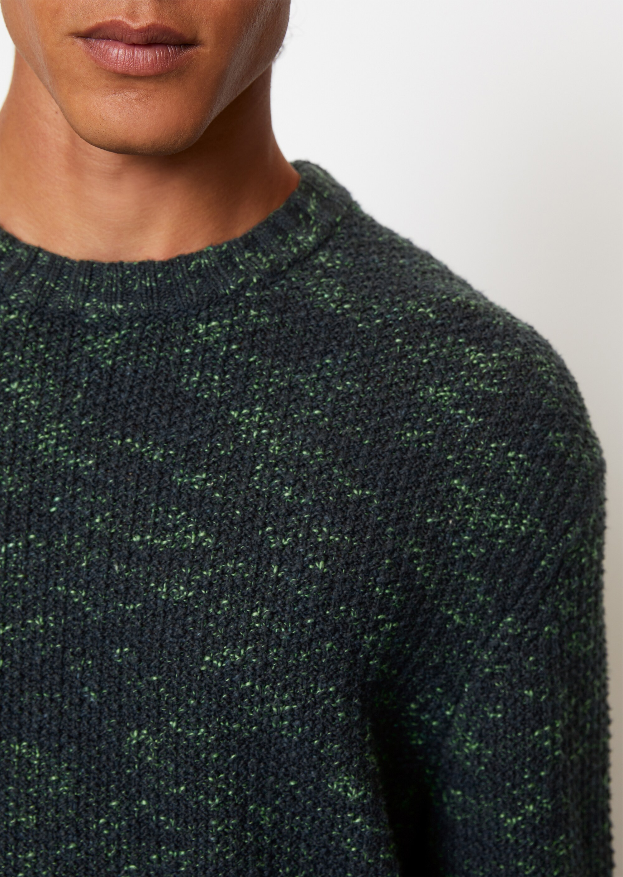 Pullover relaxed mit Mouliné-Struktur