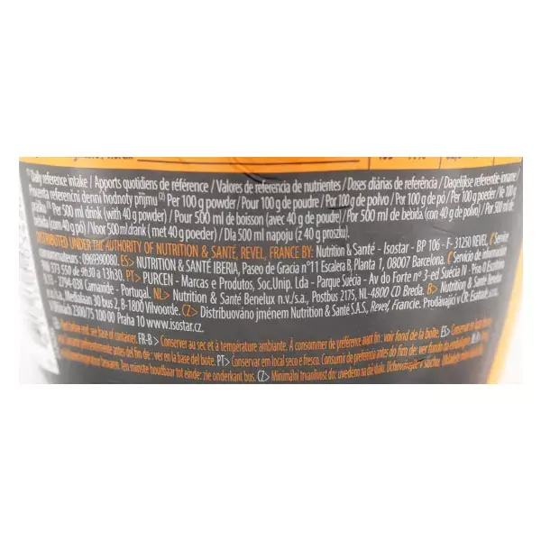 Isostar Hydrate & Perform Bebida Isotônica em Pó Sabor Laranja 400g