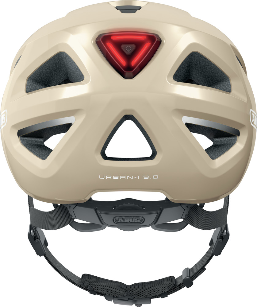 ABUS Urban-I 3.0 cykelhjelm LED Cannoli Cream