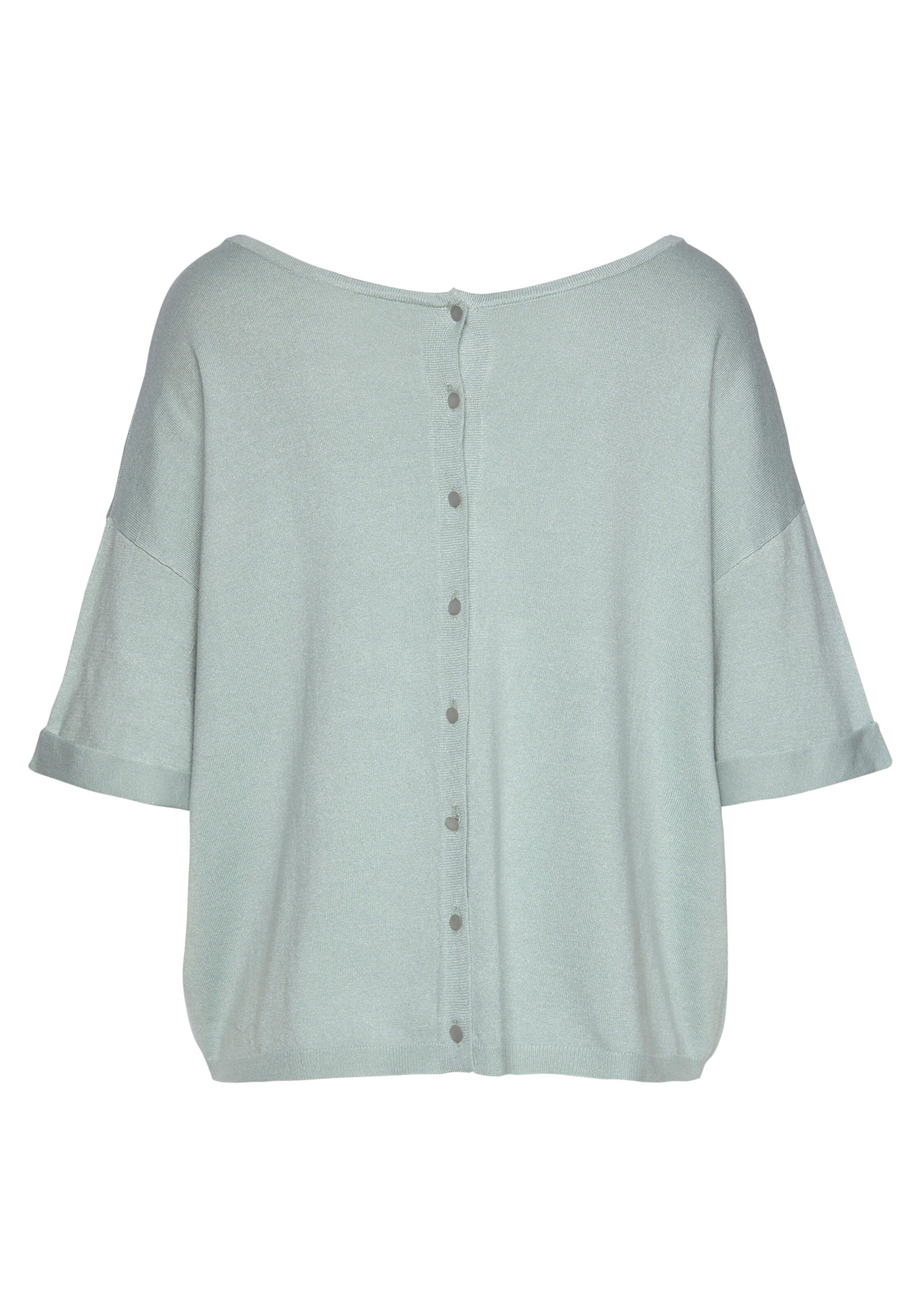 Vivance Kurzarmpullover in hellgrün