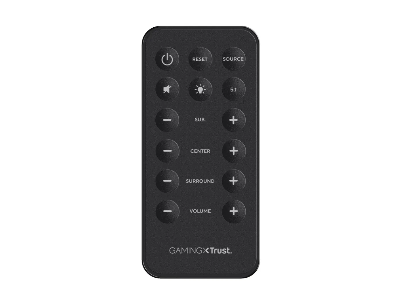 Trust GXT 658 TYTAN - Højttalersystem - 5.1-kanal - 90 Watt (Total) - sort