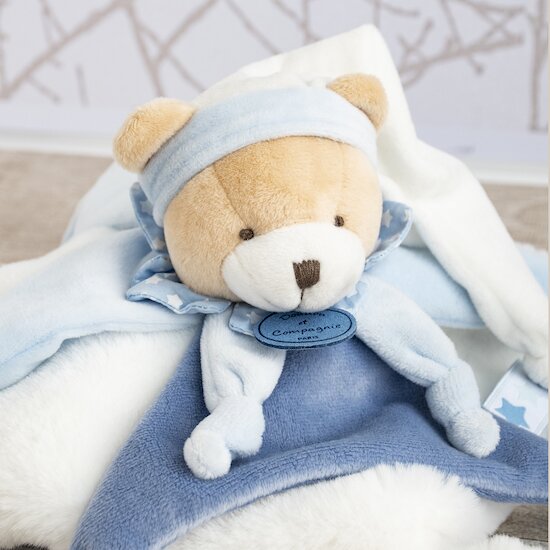Ours petit chou doudou   Bleu        de               Doudou et Compagnie