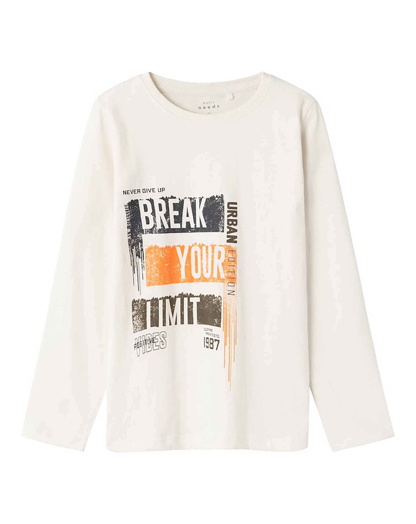 Langarmshirt NKMVICTOR BREAK YOUR LIMIT in jet stream