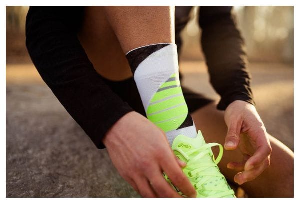Chaussettes de Running Incylence Ladders Vert Noir