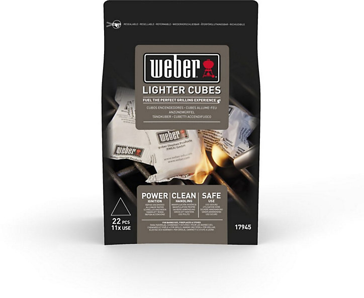 Sac de cubes allume-feu Weber 22 pièces