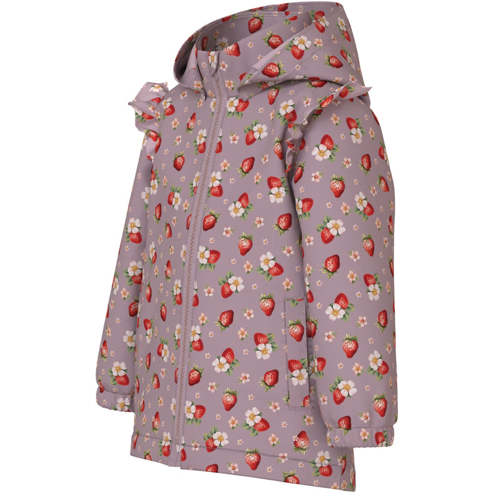 Køb Name It Keepsake Lilac 1 Strawberry Nmfmaxi Jakke Li Flæse Aop