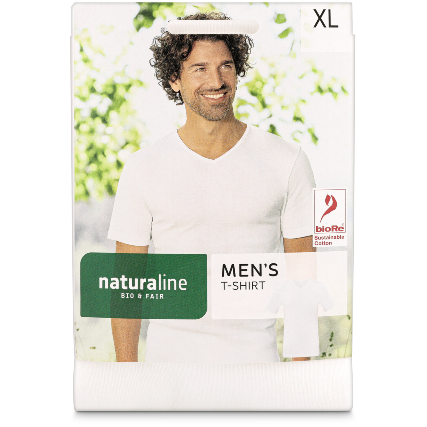 Naturaline Textil Herren Shirt weiss XL