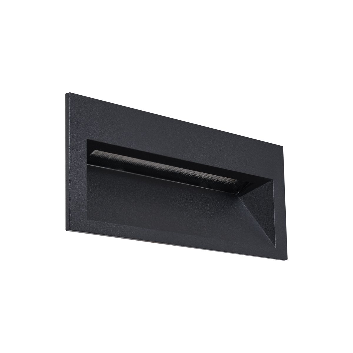 Moderne inbouw wandlamp zwart 16cm incl. LED IP65 - Mert