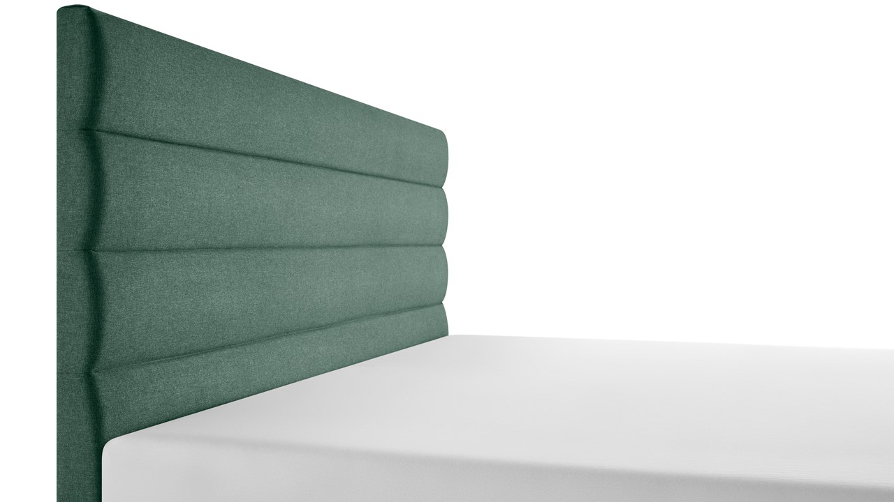 TEMPUR® boxspring FORM™ Horizontal met matras Form plus hybrid green
