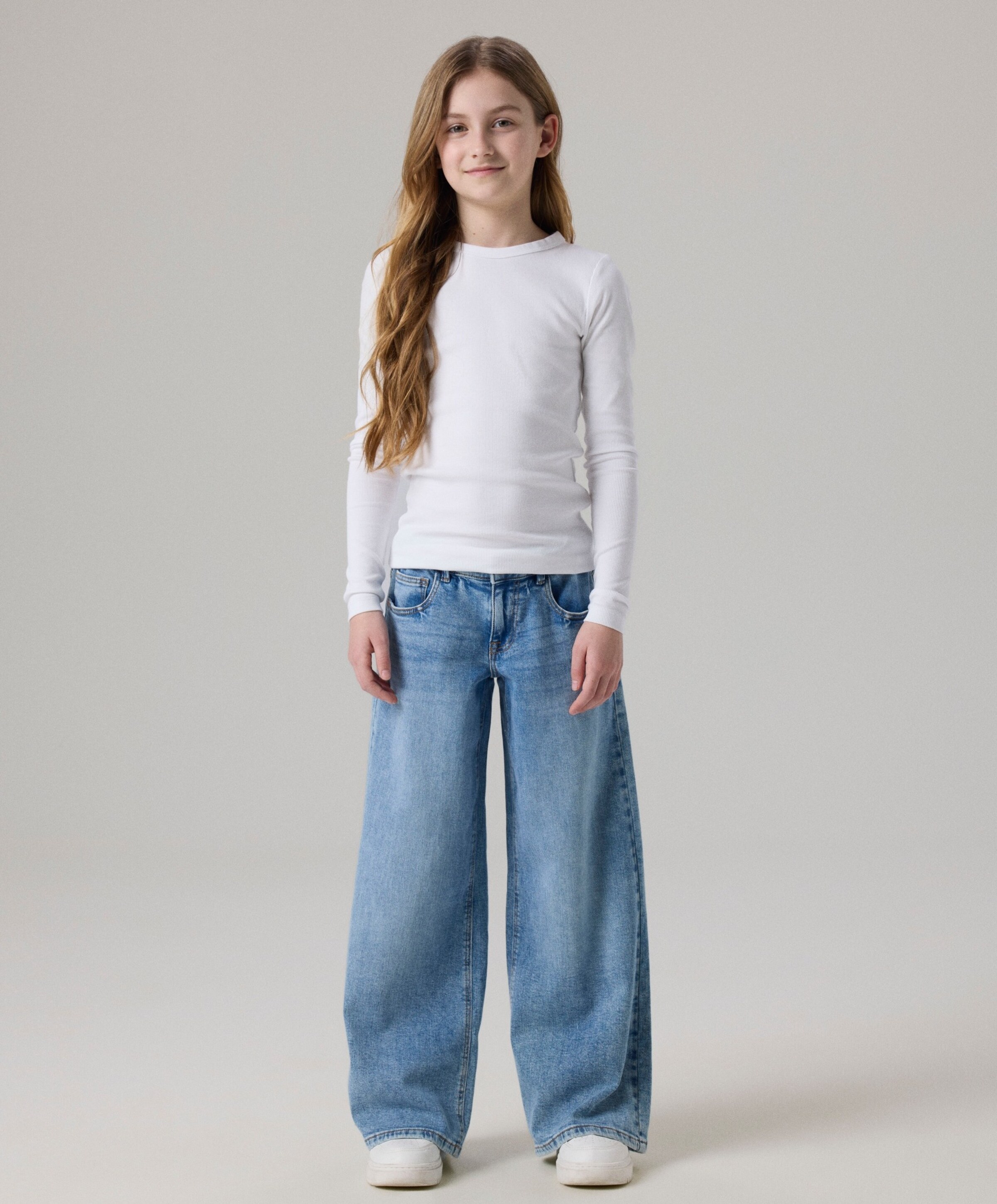 Name it NKFROSE X-WIDE LW JEANS 1322-BC NOO meisjes jeans blauw