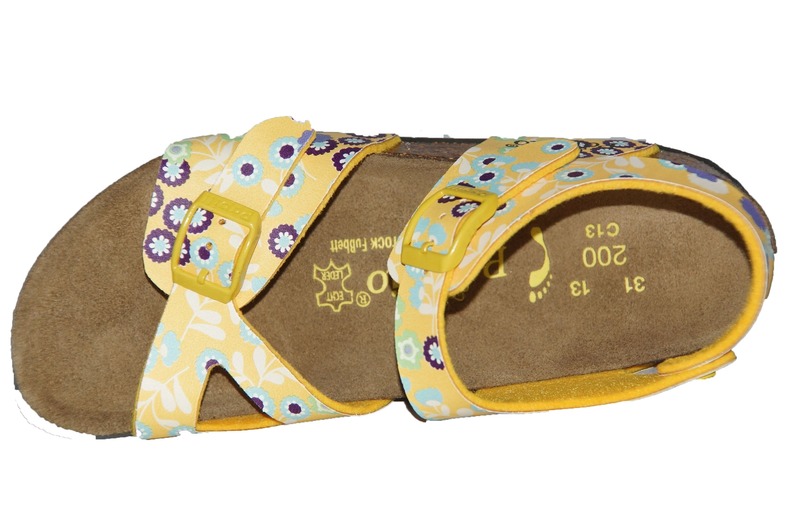 Birkenstock Rio Midium Summer Spots Yellow
