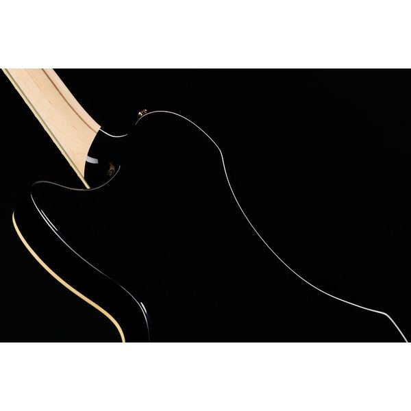DAngelico Deluxe Atlantic Solid Black