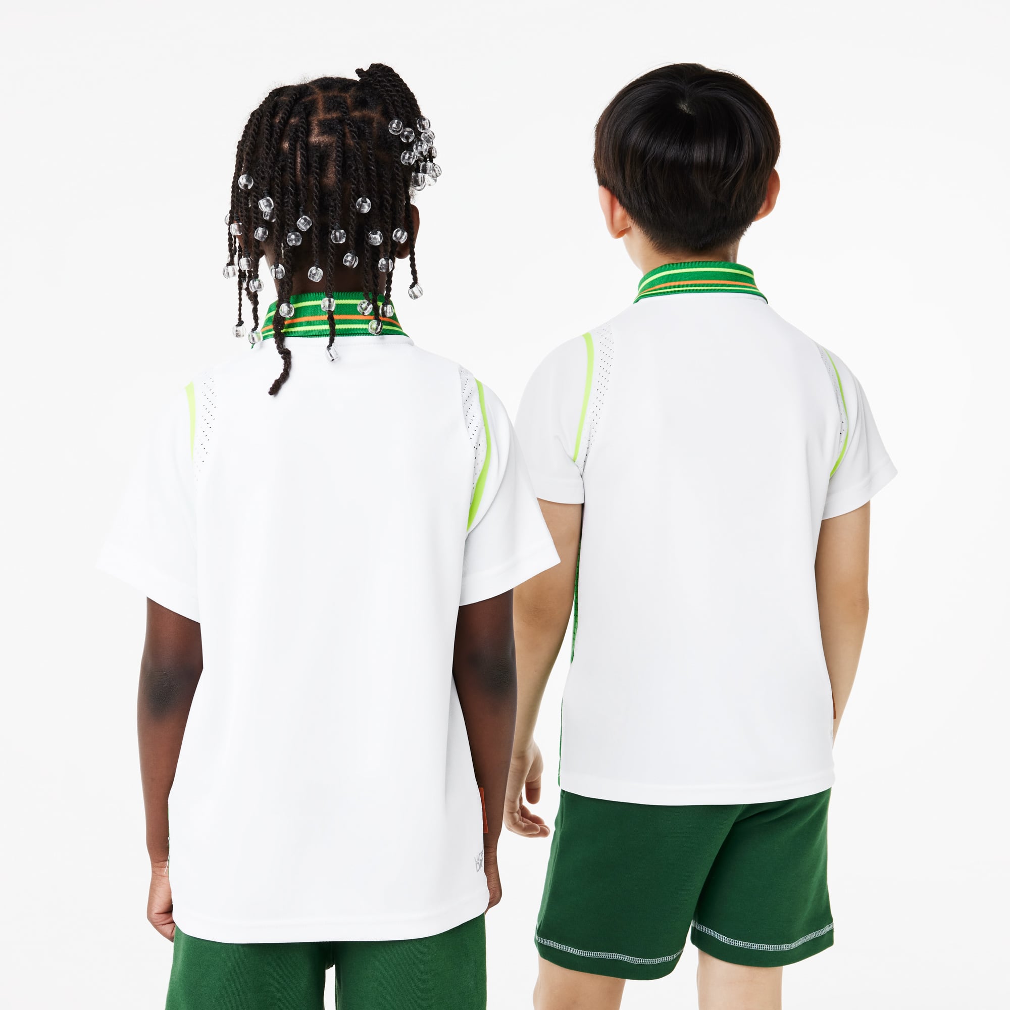 Polo color-block enfant Lacoste Sport Édition Roland Garros Polos - Blanc - Lacoste - Enfant