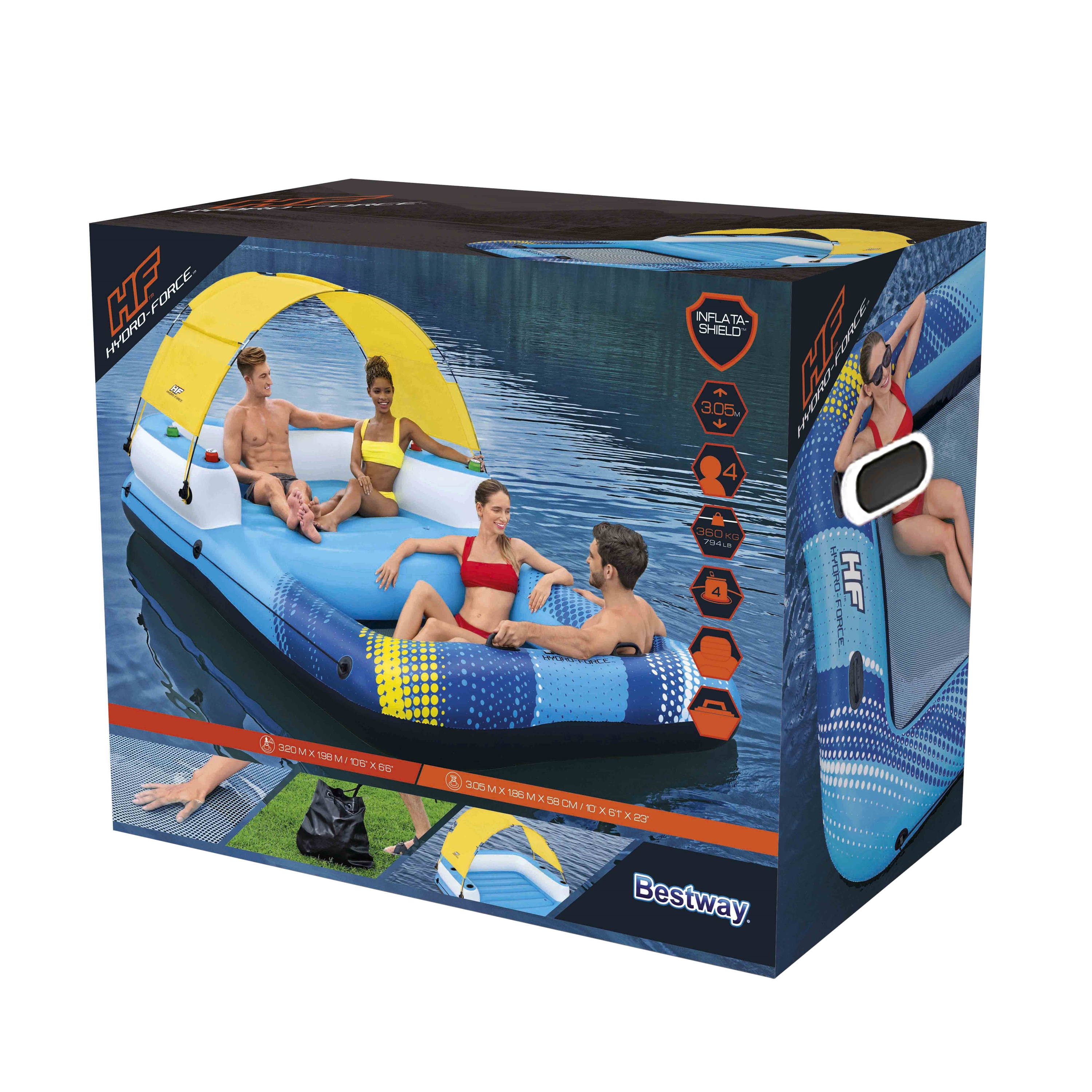 Badeinsel Summer Oasis 305 x 186 cm