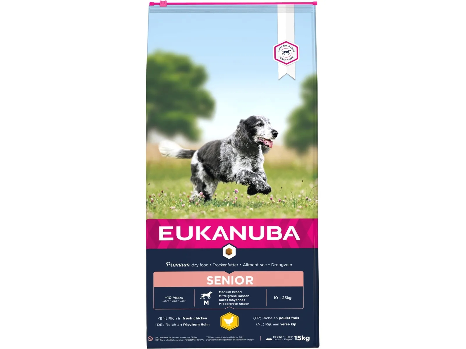 Eukanuba EUK Senior Medium Breed Chicken 15KG