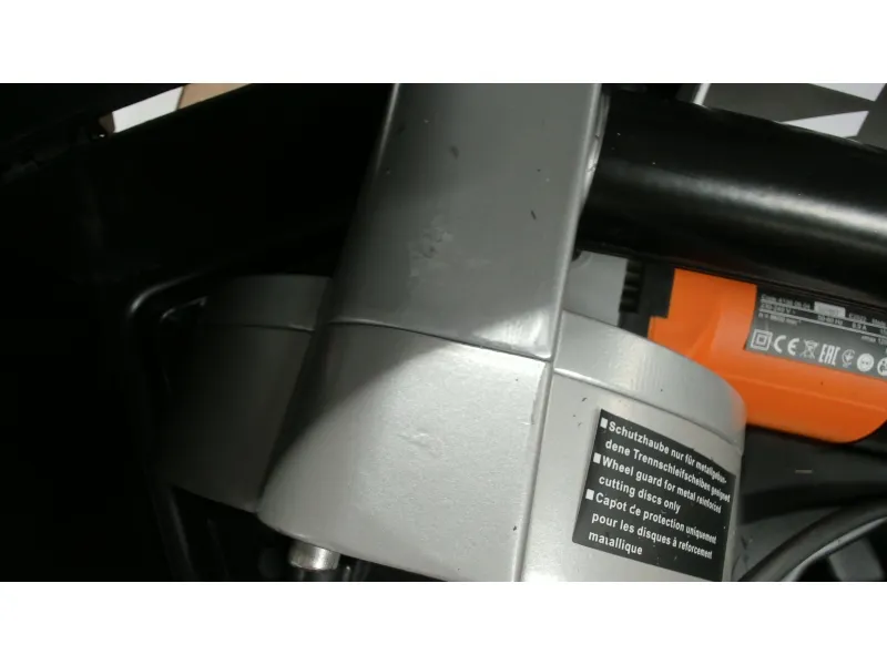 [OUTLET] - AEG 4935413605, Sort, Orange, Sølv, 12,5 cm, 9500 rpm, 8 mm, 3 cm, 8 mm