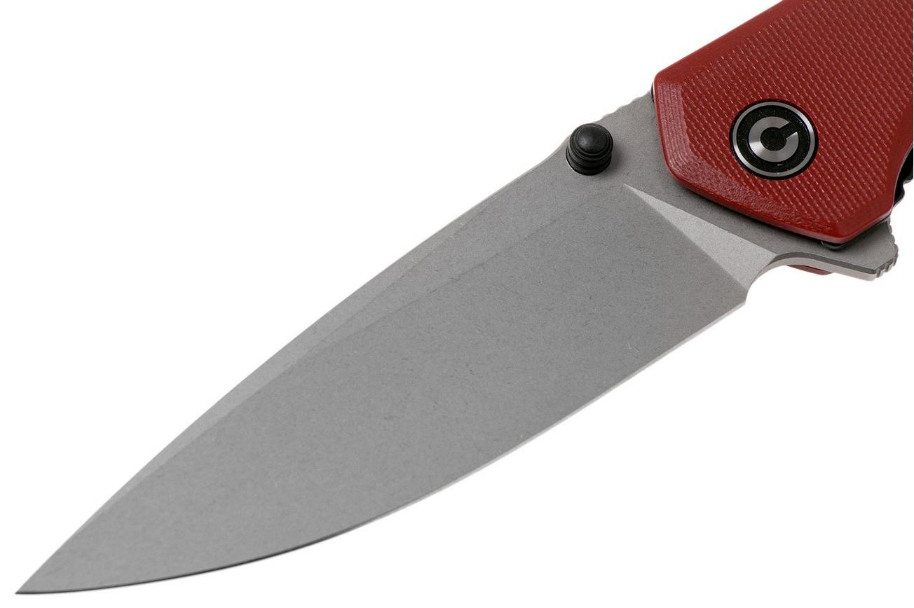 Civivi Brazen C2102B Droppoint Red, Stonewashed zakmes