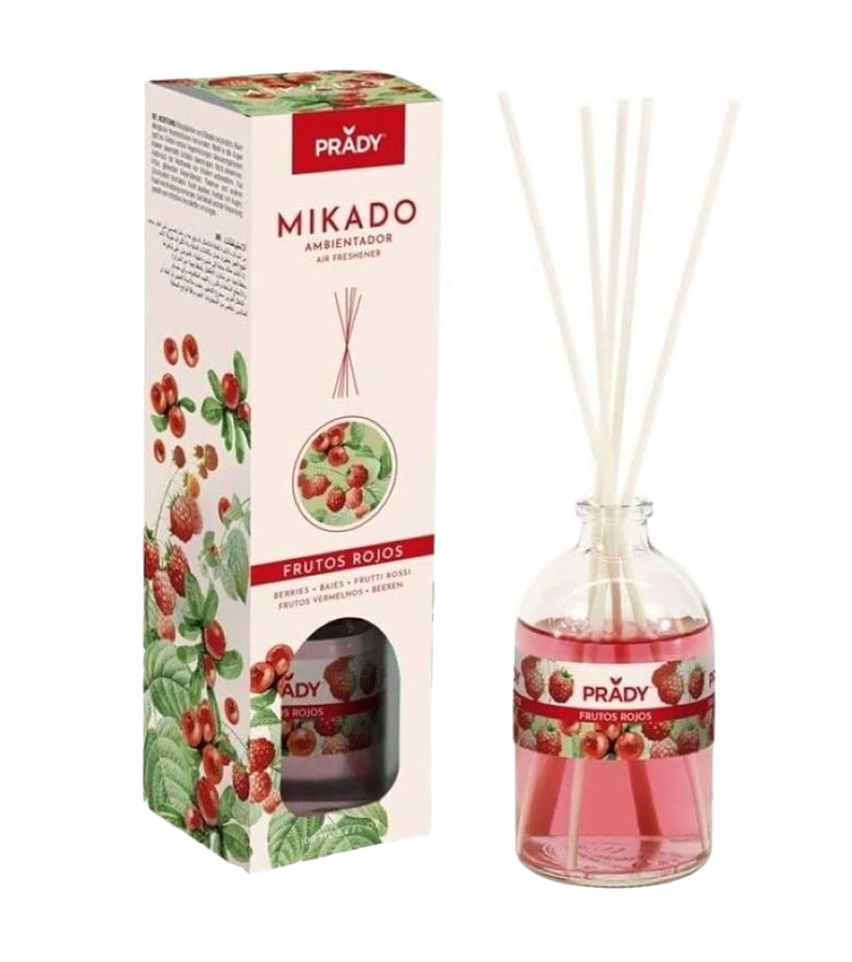 Prady - Ambientador Mikado - Frutas Vermelhas