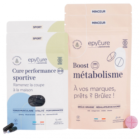 Epycure Laboratoire Pack Duo Remise en forme 2 mois