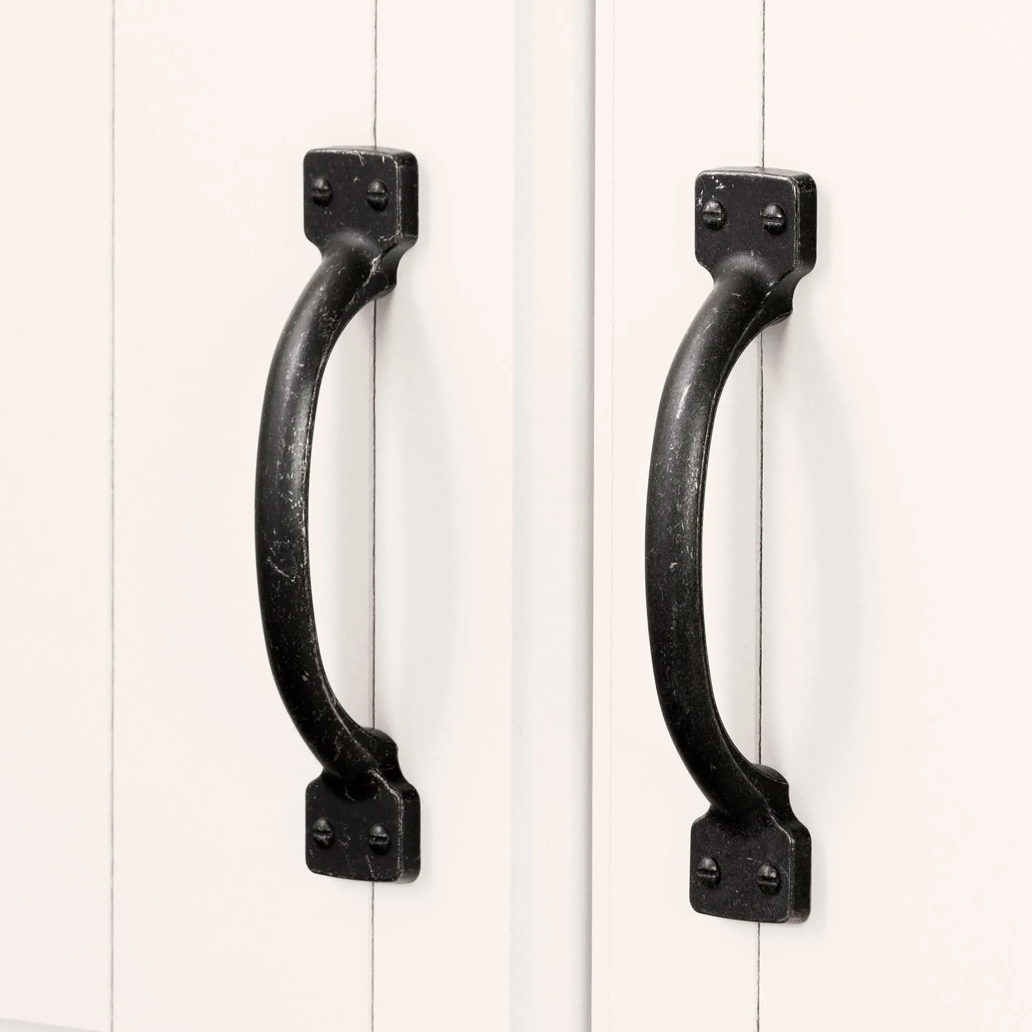 South Shore Armoire de Rangement avec 2 Portes - Farnel Blanc Solide