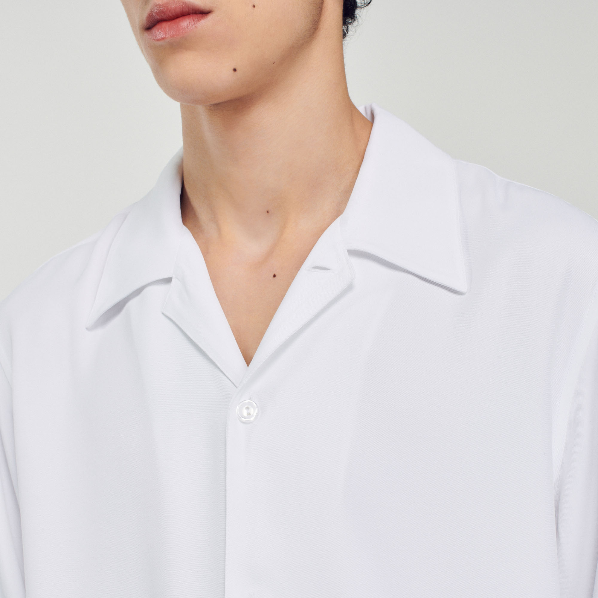Chemise fluide col requin Homme