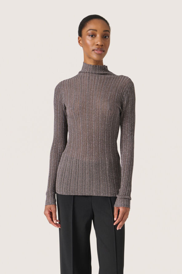 Soaked in Luxury SLLaisa Pullover Gun metal