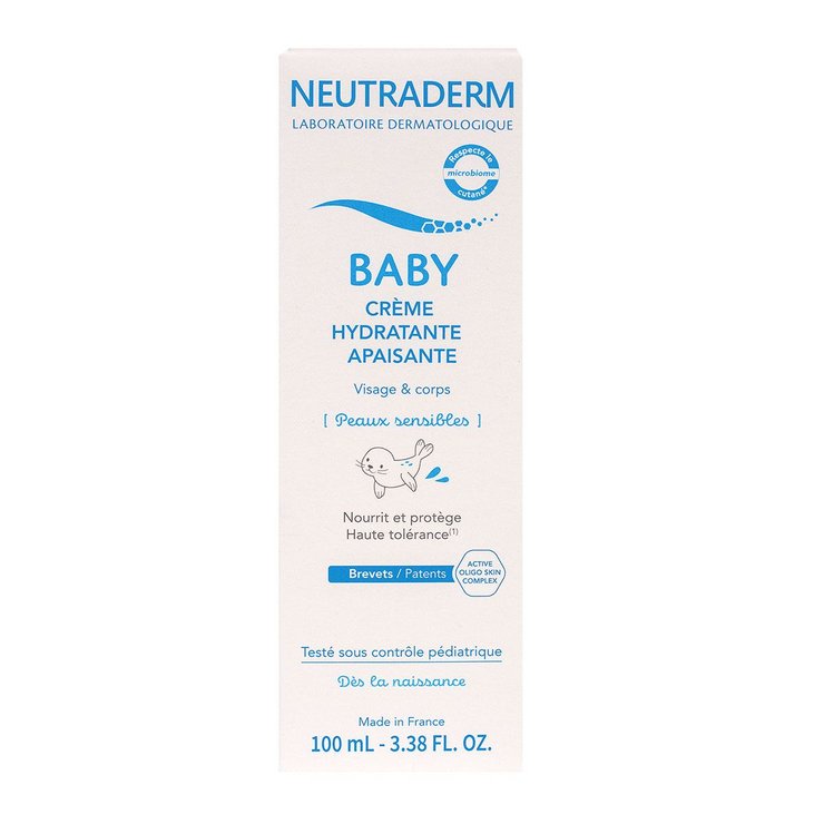 Baby crème hydratante apaisante visage et corps 100ml