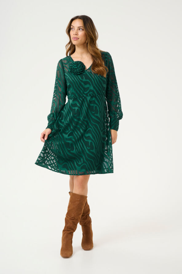 Cream CRYana Dress Ponderosa pine animal