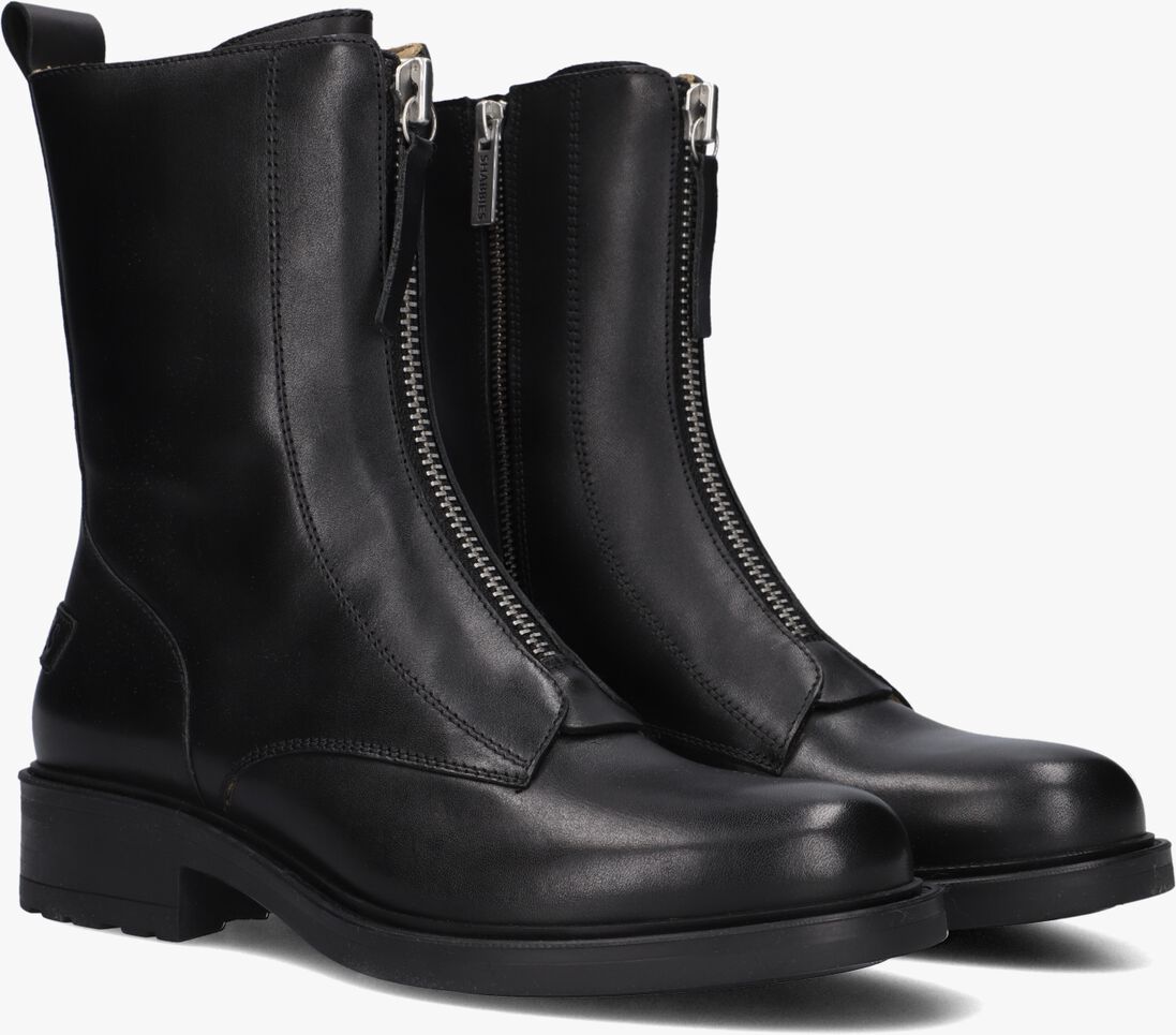 zwarte shabbies enkelboots dean zipa