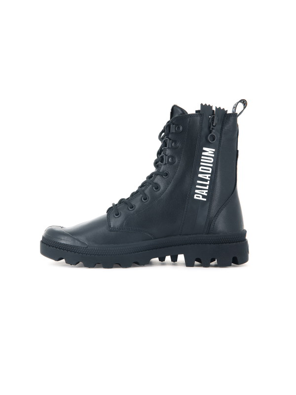 PAMPA LEGION OFFLAB LEATHER Black - Palladium