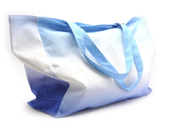 Pieces ville accessoires pcvoila canvas shopper fc bleu