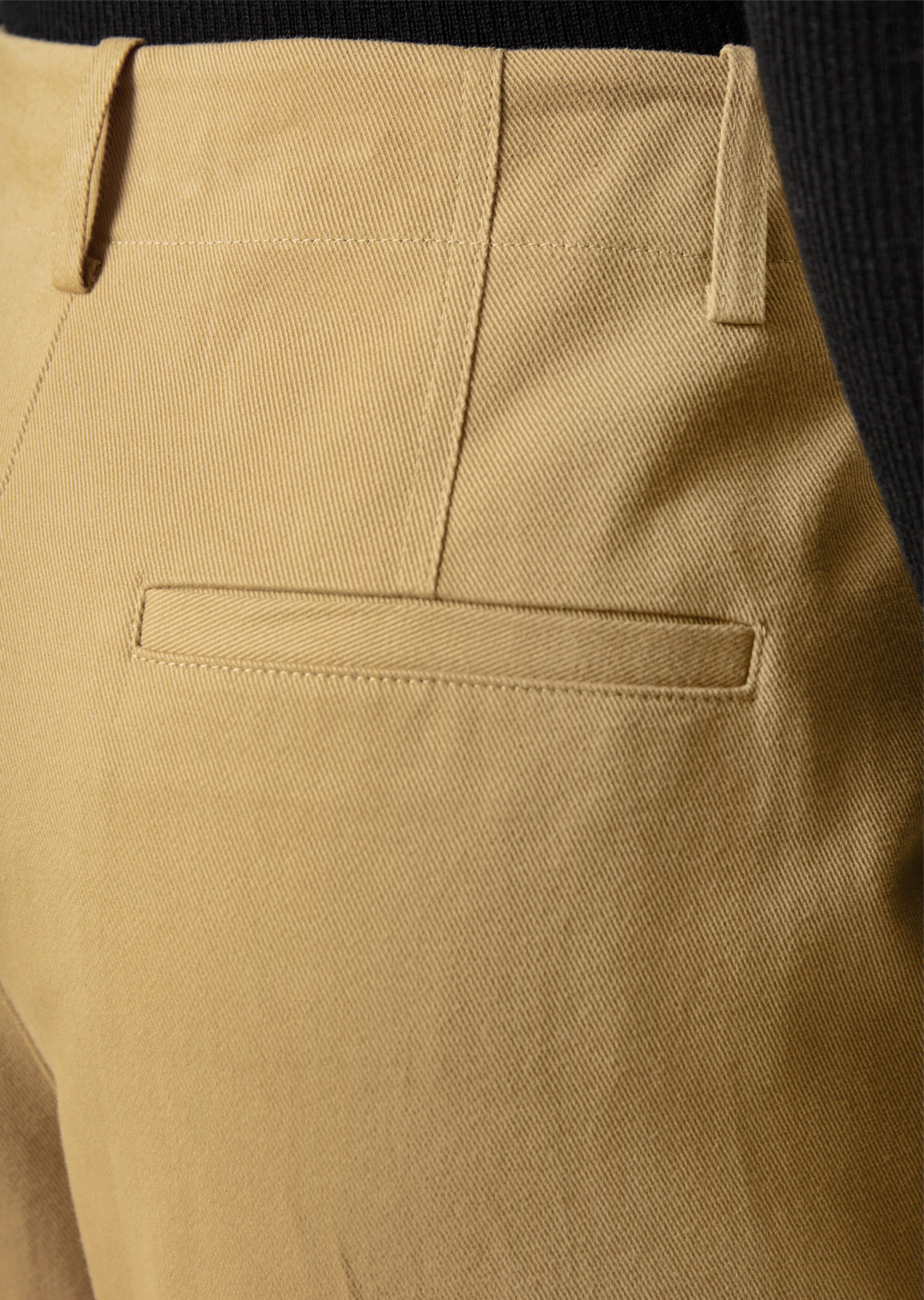 Wide Leg Pantsaus hochwertiger Twill-Qualität