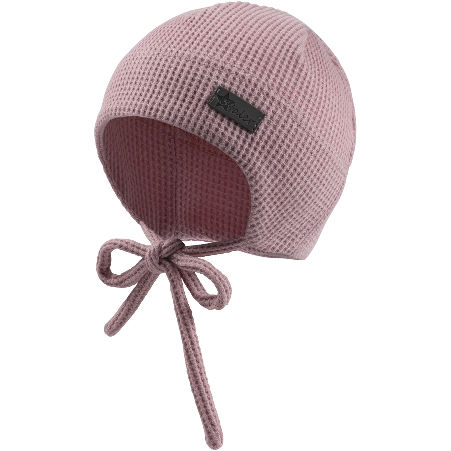 Sterntaler Beanie Waffelpique mattrosa