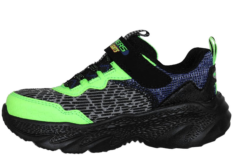 SKECHERS S LIGHTS CREATURE LIGHTS GREEN SNEAKERS