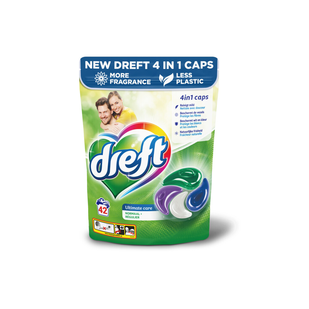 Dreft Wasmiddel Capsules Ultimate Care42 stuks