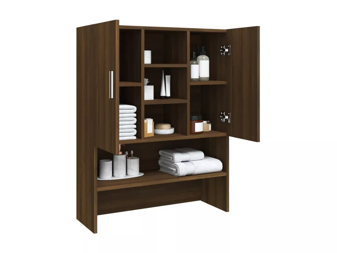 Meuble pour machine à laver Chêne marron 70,5x25,5x90 cm