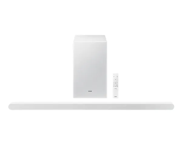 Samsung HW-S701D - S series - lydbarsystem - til hjemmebiograf - 3.1.kanal - trådløs - Bluetooth, Wi-Fi - hvid
