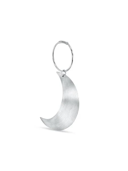 Jane Kønig Big Half Moon Creole silver