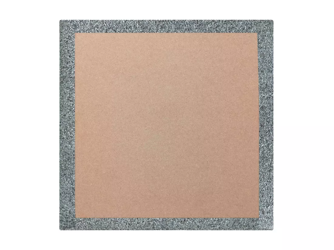 DHOME Lot de 1 Panneaux muraux en tissu auto-adhésifs Panneaux muraux absorbants acoustiques Protection contre les chocs (Gris perle, 60x60cm, x1)