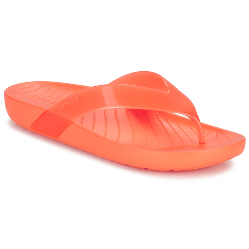 Crocs - CROCS SPLASH GLOSSY FLIP - Orange