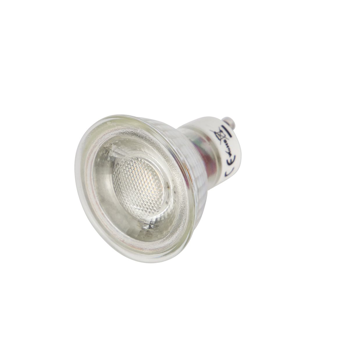 Set van 5 GU10 LED lampen flame filament 1W 80 lm 2200K
