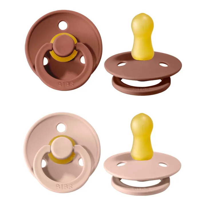 Bibs Tétines en caoutchouc naturel - Set de 2
