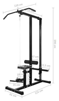 Tour de musculation avec plaques de poids 40 kg sport fitness 02_0000043