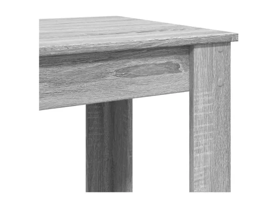 Table de bar sonoma gris 51x50x103,5 cm bois d'ingénierie
