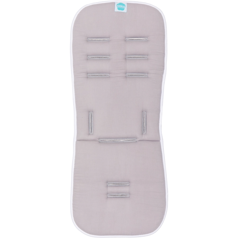 fillikid Sitzauflage wendbar Muslin Stone Grey